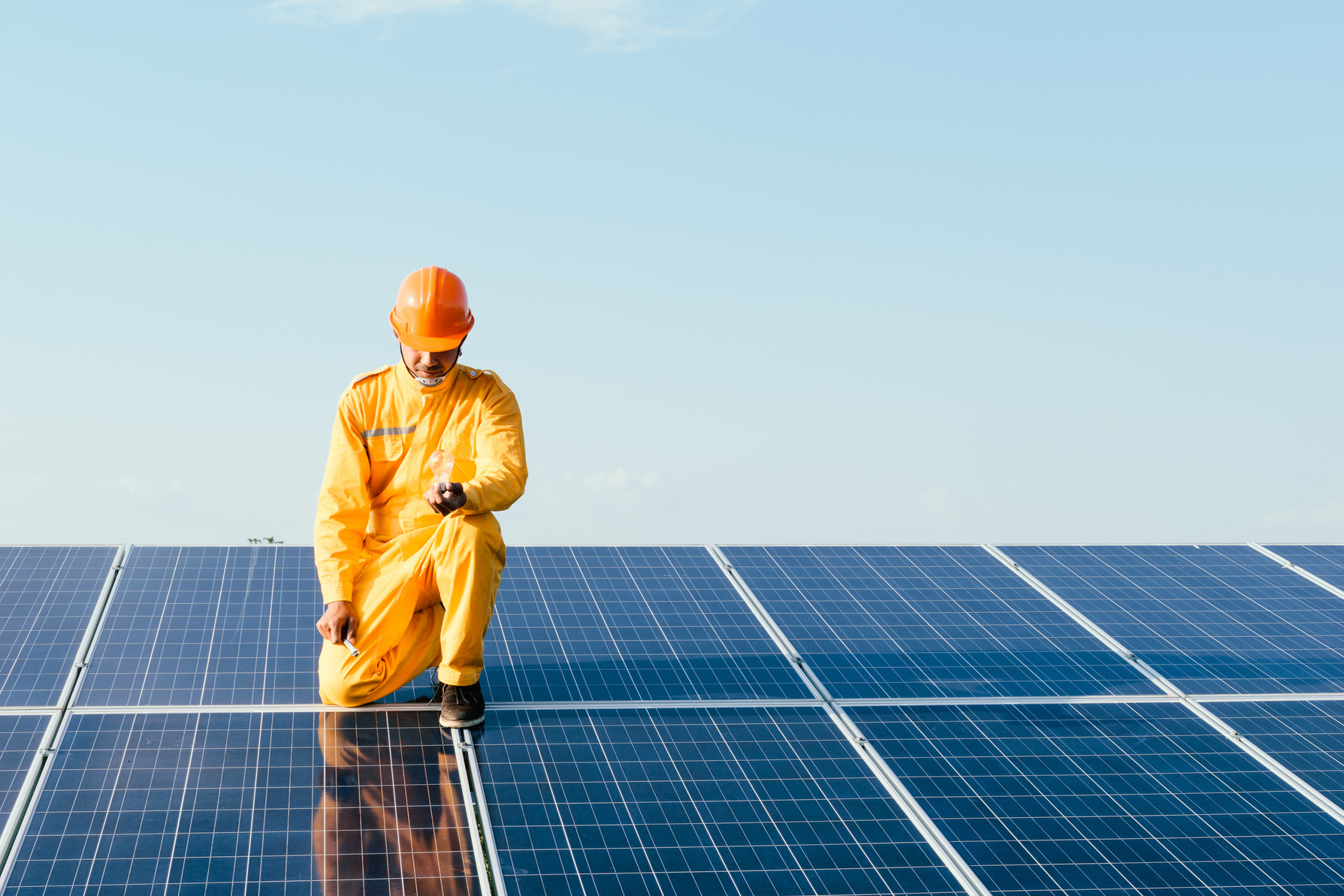 Técnico em planta solar